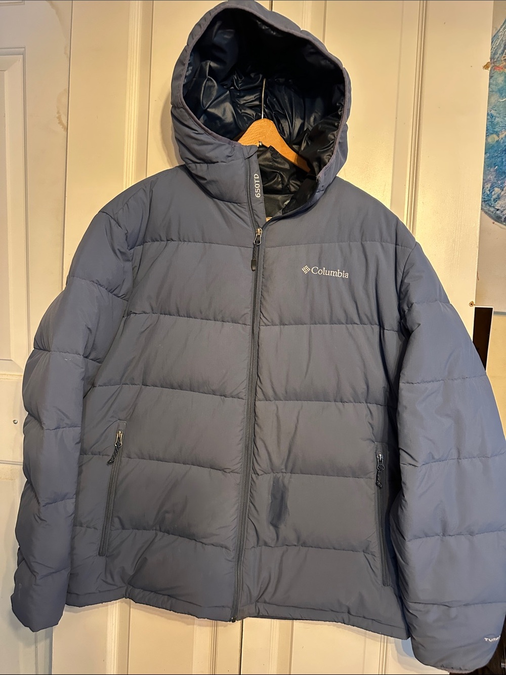 Columbia Kids Slate Blue Hooded Puffer Jacket
